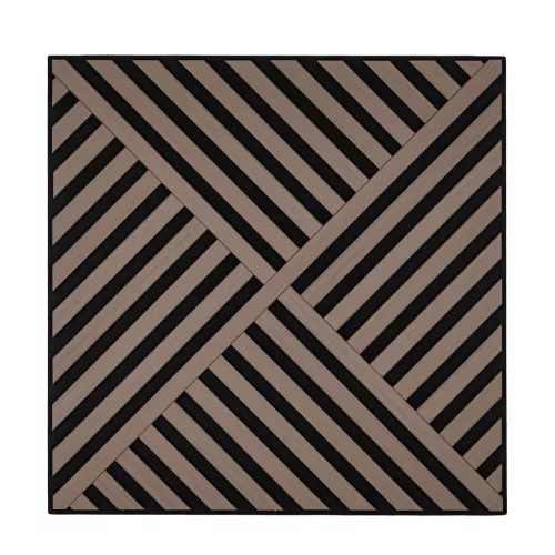 Akusztikus falpanel Deco VIII olajos tölgy hatású 60x60x1,8 cm