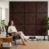 Akusztikus falpanel Deco VIII dió hatású 60x60x1,8 cm