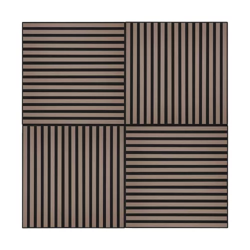 Akusztikus falpanel Deco II olajos tölgy hatású 60x60x1,8 cm
