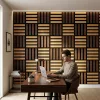 Akusztikus falpanel Deco X bambusz hatású 60x60x1,8 cm