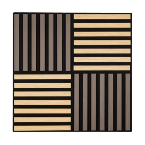   Akusztikus falpanel Deco X olajos tölgy hatású 60x60x1,8 cm