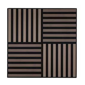 Akusztikus falpanel Deco X dió hatású 60x60x1,8 cm