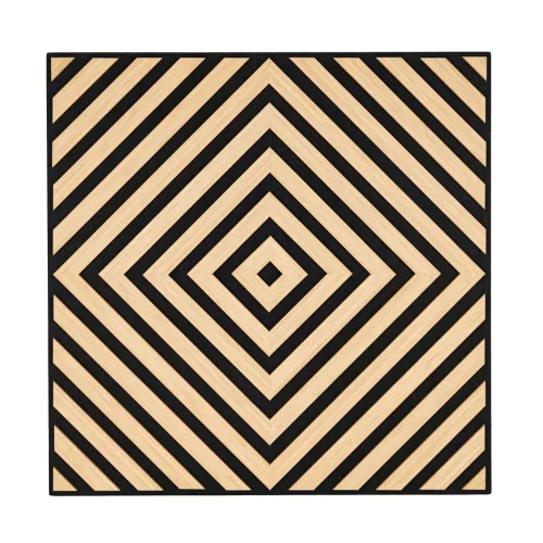 Akusztikus falpanel Deco XI bambusz hatású 60x60x1,8 cm