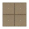Akusztikus falpanel Deco XI bambusz hatású 60x60x1,8 cm
