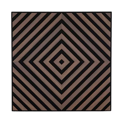 Akusztikus falpanel Deco XI dió hatású 60x60x1,8 cm