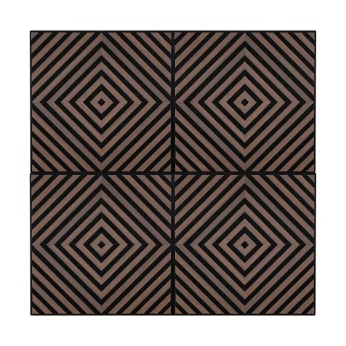 Akusztikus falpanel Deco XI dió hatású 60x60x1,8 cm