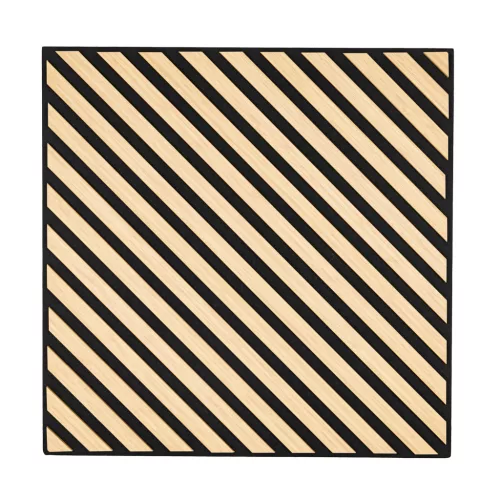 Akusztikus falpanel Deco III bambusz hatású 60x60x1,8 cm