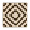 Akusztikus falpanel Deco III bambusz hatású 60x60x1,8 cm