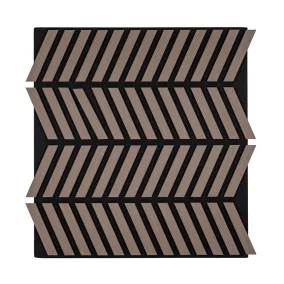   Akusztikus falpanel Deco XII olajos tölgy hatású 60x60x1,8 cm
