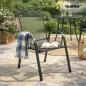 Melfi fém kerti szék