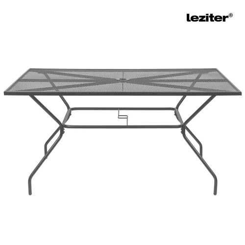 Melfi fém mesh kerti asztal 150x90x75 cm