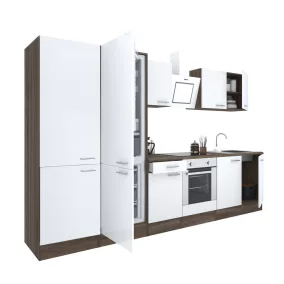   Yorki 330 konyhabútor alsó sütős, alulfagyasztós hűtős kivitelben, munkalap nélkül