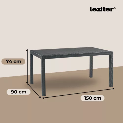 Hellma 6+1 kerti bútor garnitúra szett