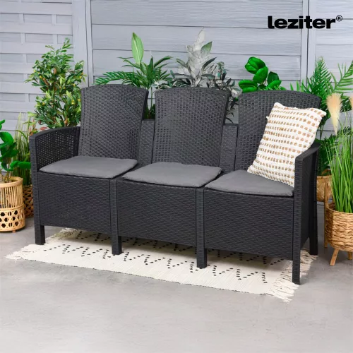 Lima 3 üléses kerti kanapé