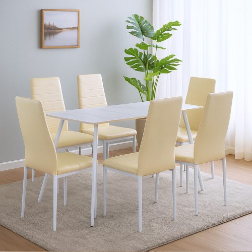 Jenna 6+1 étkező garnitúra bézs