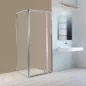   Flexi 80x80 cm sarokba szerelhető szögletes zuhanykabin zuhanytálca nélkül