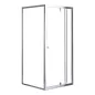   Flexi 80x80 cm falsíkra szerelhető szögletes zuhanykabin zuhanytálca nélkül