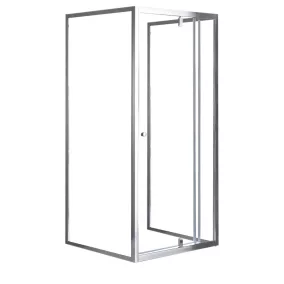   Flexi 80x90 cm falsíkra szerelhető aszimmetrikus zuhanykabin zuhanytálca nélkül