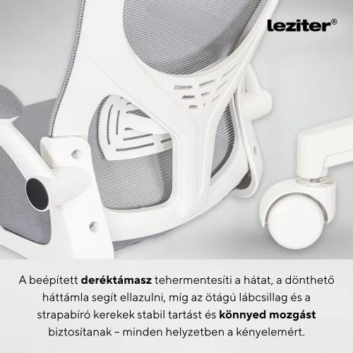 Family One íróasztal szett Flexo ergonomikus forgószékkel