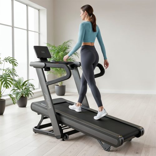 Futópad Led kijelzővel Bluetooth okosfunkció, Velox Ultra Max 150 kg, 3 LE, 18,8 Km/h, dőlésszög -6-32%