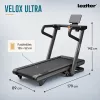 Futópad Led kijelzővel Bluetooth okosfunkció, Velox Ultra Max 150 kg, 3 LE, 18,8 Km/h, dőlésszög -6-32%