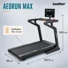 Futópad Led kijelzővel Aeorun Max 150 kg, 4,5 LE, 18,8 Km/h, 12 program, dőlésszög 0-15%