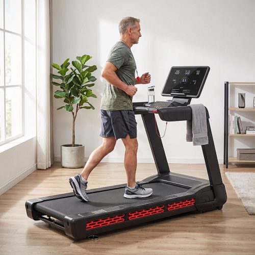 Futópad Led kijelzővel Speedpro Max 150 kg, 6 LE, 25 Km/h, dőlésszög 0-25%