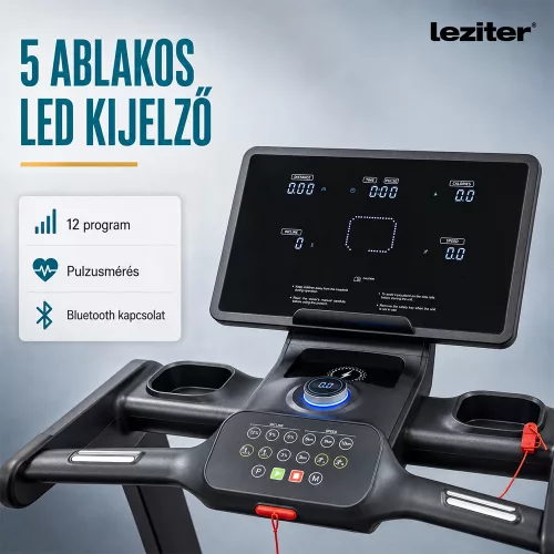 Futópad Led kijelzővel Speedpro Max 150 kg, 6 LE, 25 Km/h, dőlésszög 0-25%
