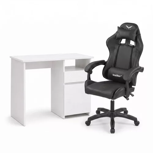 Family Pro íróasztal szett Raven gamer forgószékkel