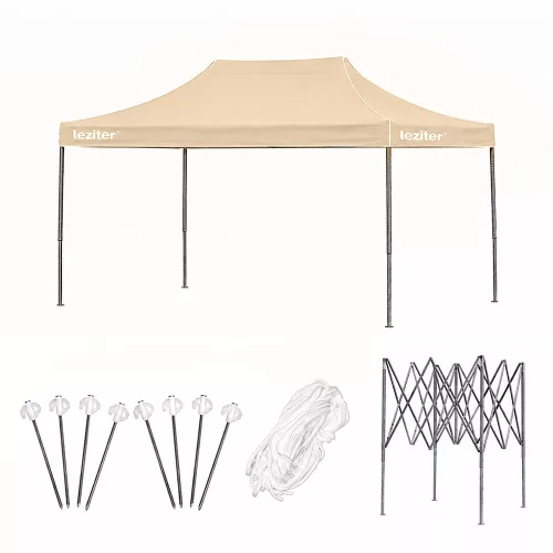 Összecsukható kerti pavilon 3x4,5 m