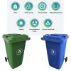 Hulladéktároló 240L zöld