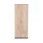 Miami gardróbszekrény 80x205 cm sonoma tölgy-yorki tölgy