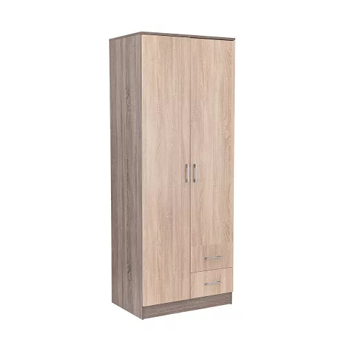Miami gardróbszekrény 80x205 cm sonoma tölgy-yorki tölgy