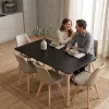 Silla 150 6+1 étkező garnitúra fekete-bézs