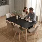 Silla 150 6+1 étkező garnitúra fekete-bézs