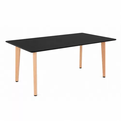 Silla 150 6+1 étkező garnitúra fekete-bézs