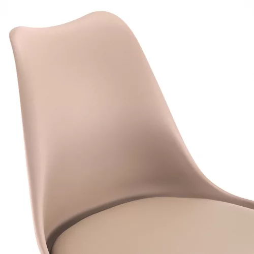 Silla 150 6+1 étkező garnitúra fekete-bézs