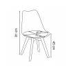 Silla 150 4+1 étkező garnitúra fehér-szürke