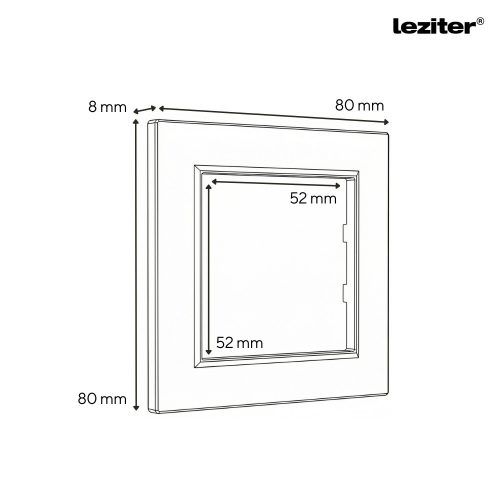Nova dugalj szürke szálcsiszolt kerettel