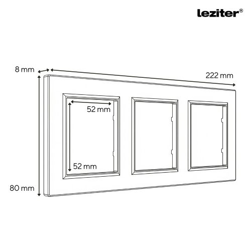 Nova III kettő dugalj UTP csatlakozóval szürke szálcsiszolt kerettel