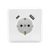 Nova csatlakozóaljzat USB csatlakozóval fehér