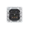 Nova csatlakozóaljzat USB csatlakozóval fehér