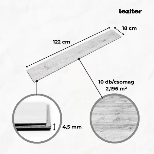 Leziter Picos tölgy SPC padló