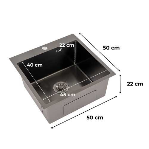 Korin II rozsdamentes mosogató