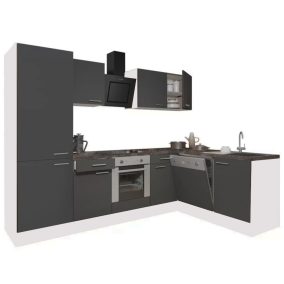   Yorki 280 sarok konyhabútor alsó sütős, polcos kivitelben