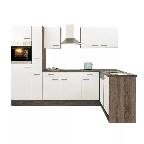 Yorki 310 sarok konyhabútor sütős és mikrohullámű sütős kivitelben