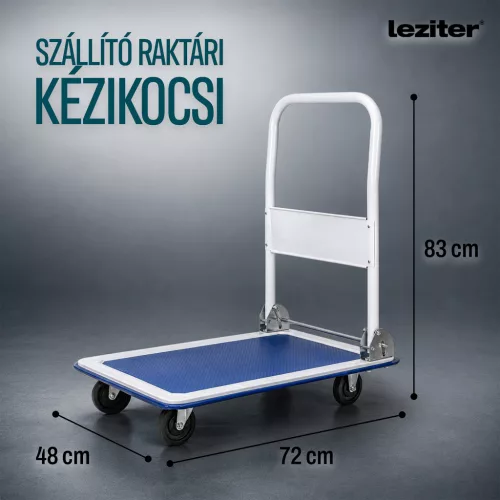 Szállító raktári kézikocsi 150 Kg