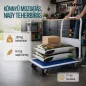 Szállító raktári kézikocsi 150 Kg