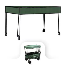 Strandkocsi prémium tető zöld