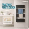 Solaro Design törölközőszárító radiátor 1200x600 mm fekete